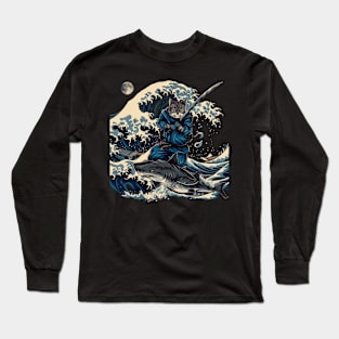 Cat Ninja Mastery Meow Assassin Long Sleeve T-Shirt